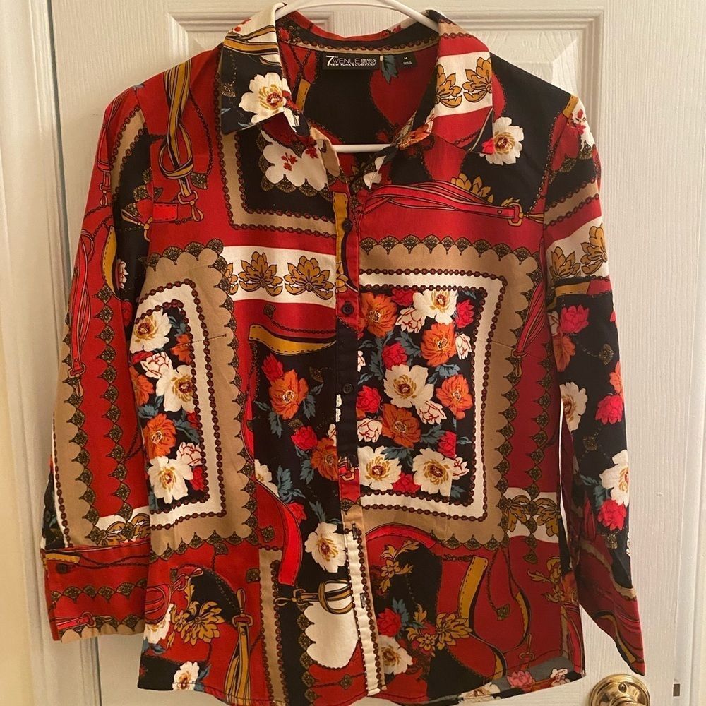 Beautiful floral blouse